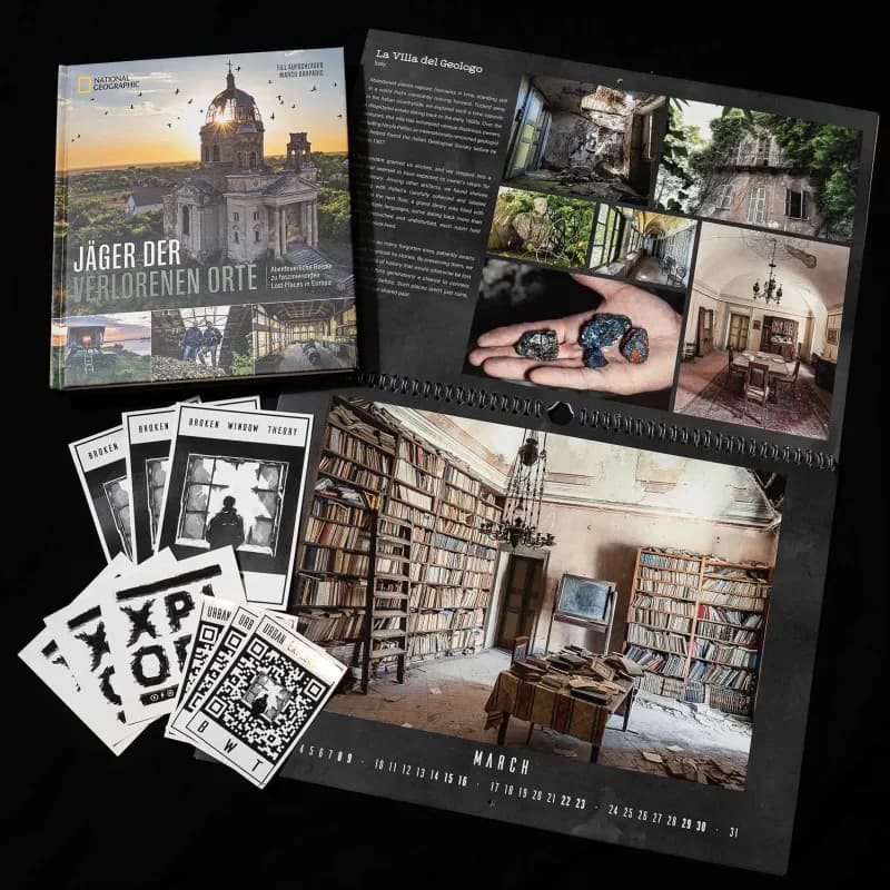 Explorer's Treasures Bundle: Photo Book + 2026 Calendar + Sticker Set